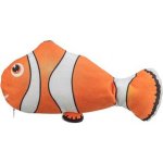 Trixie Toy Wriggle Fish, bílá/červená/černá, 26 cm, s catnip – Zboží Dáma
