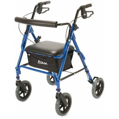 DMA 103 Čtyřkolové chodítko odlehčené modré – Hledejceny.cz