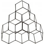 Compactor stojan na víno Hexa steel black 6 lahví – Zboží Mobilmania