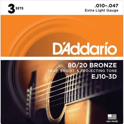 D'Addario EJ10-3D – Zboží Dáma