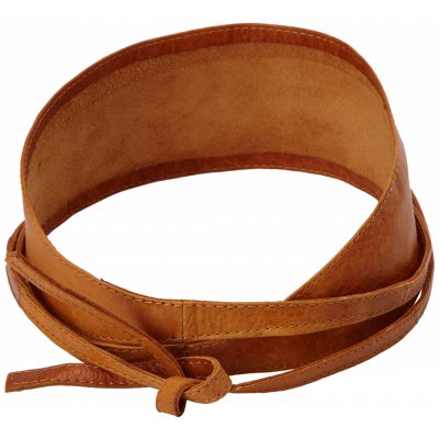 Pieces dámský kožený opasek PCVIBS LEATHER TIE WAIST belt NOOS Cognac – Zbozi.Blesk.cz