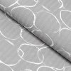 Metráž Goldea bavlněný krep - abstraktní obrysy na šedém 140 cm