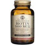 Solgar Biotin 5000 mcg 50 rostlinných kapslí – Hledejceny.cz