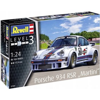 Revell slepovací model set Porsche 934 RSR Martini 1:24