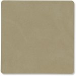 LIND Podtácek Square Nupo bylinný prach kůže 10x10cm – Zboží Dáma
