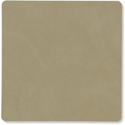 LIND Podtácek Square Nupo bylinný prach kůže 10x10cm – Zboží Dáma