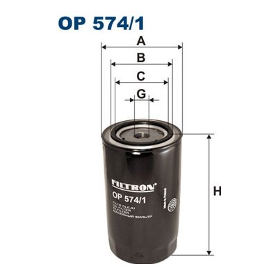 Olejový filtr Filtron OP574/1 – Hledejceny.cz
