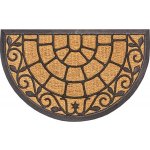 Hanse Home Collection Mix Mats Cocos 105559 hnědá půlkruh 45x75 cm – Zbozi.Blesk.cz