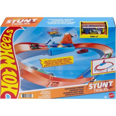 Mattel Hot Wheels Stunt Tracks - Rapid Raceway Champion – Sleviste.cz