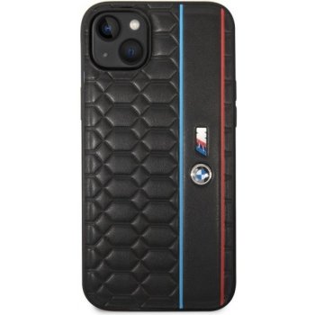 Pouzdro BMW M Hexagonal Pattern iPhone 14 Pro - černé