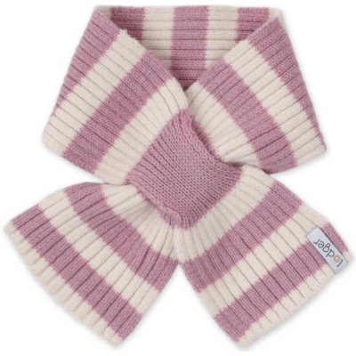 Lodger Šála Stripe Merino Mauve – Zboží Dáma