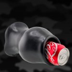 Oxballs SUPER MAX Pighole Tunnel Plug XXXL Black anální tunel černý – Zboží Dáma