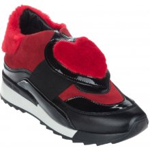 Scarpa Love Moschino d Power Rosso černá