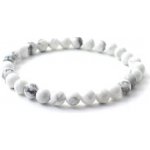 Nubis korálkový bílý Howlit KN317 – Zboží Mobilmania