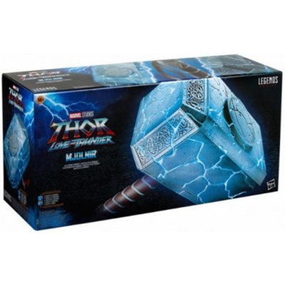 Hasbro Thor Love and Thunder Marvel Legends 1/1 Mighty Thor Mjolnir Premium Electronic Roleplay Hammer – Zbozi.Blesk.cz