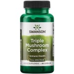 Swanson Triple Mushroom Complex Extract 60 kapslí – Hledejceny.cz