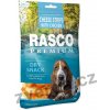 Pamlsek pro psa Rasco Premium proužky sýru obalené kuřecím masem 230 g