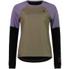 Cyklistický dres Mons Royale Tarn Merino Shift Wild Jersey LS - Walnut/Black/Thistle