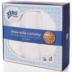 Kikko tetra osušky z biobavlny XKKO Organic 90x100cm Staré časy bílé (3ks) – Zboží Mobilmania