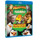 Madagaskar 1-3 + Tučňáci z Madagaskaru kolekce (4 BD – Zboží Dáma
