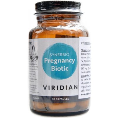 Viridian Nutrition Synerbio Pregnancy Biotic 30 kapslí