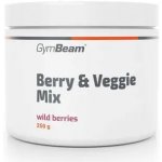 GymBeam Berry & Veggie Mix 250 g Lesní Ovoce – Hledejceny.cz