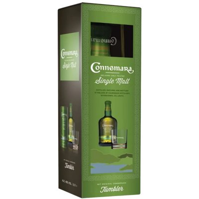 Connemara Peated 40% 0,7 l (dárkové balení 1 sklenice) – Hledejceny.cz