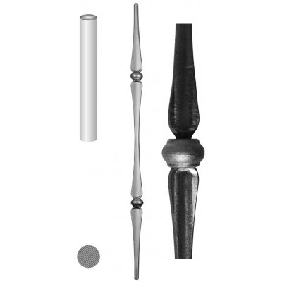Kovoinox Tyč ø 12 x 1000 mm – Hledejceny.cz