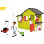 Smoby Set domček Záhradník Neo Floralie s kuchynkou+kosačka na trávu Black&Decker s vozíkom pre záhradníka SM310300-17 – Hledejceny.cz