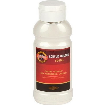 Koh-I-Noor akrylová barva bílá perleťová 500 ml – Hledejceny.cz