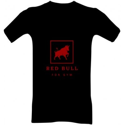 Tričko s potiskem Red Bull pánské Černá