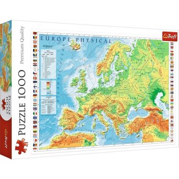 Trefl Mapa Evropy 10605 1000 dílků