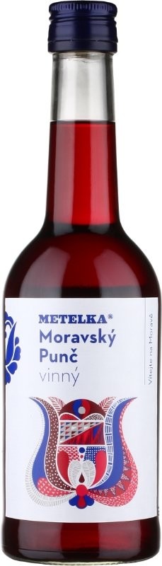 Metelka Moravský Vinný Punč 19% 0,5 l (holá láhev)