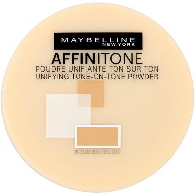 Maybelline Affinitone Powder Kompaktní pudr 24 Golden beige 9 g – Hledejceny.cz