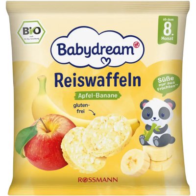 Babydream BIO banánovo-jablečné rýžové plátky 35 g – Zboží Dáma