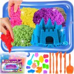Kinetic Sand Kinetický písek 3 kg sada s bazénkem a formičkami – Zboží Mobilmania