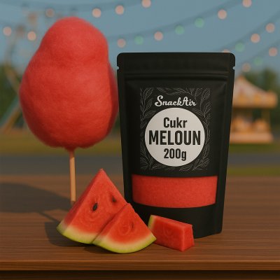 SnackAir Cukr Meloun na cukrovou vatu a sladký popcorn 200 g – Hledejceny.cz