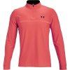 Pánská mikina Under Armour golf Playoff 2.0 1/4 Zip červená