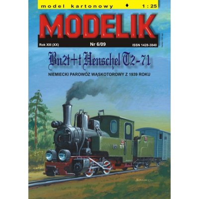 Modelik Parní lokomotiva Bn2t+t Henschel T2-71 – Hledejceny.cz