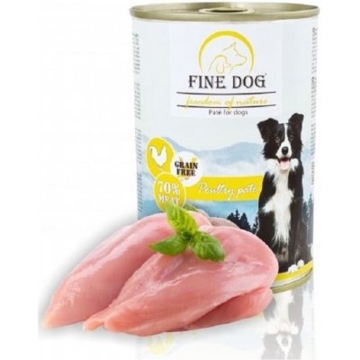 Fine Dog FoN drůbeží 70% masa Paté 400 g – Zboží Mobilmania