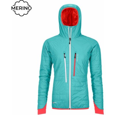 Ortovox W's Piz Boe Jacket ice winterfall L modrá – Zboží Mobilmania