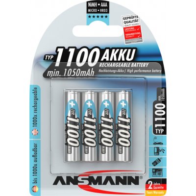 Ansmann Micro AAA 1100mAh 4ks 07521 – Sleviste.cz