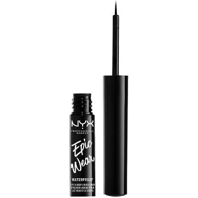 NYX Professional Makeup Professional Makeup Epic Wear Semi-permanent Liquid Liner dlouhotrvající linka na oči Black 3,5 ml – Zboží Dáma