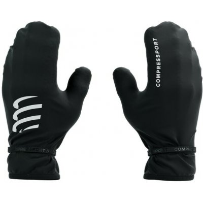 Compressport nepromokavé rukavice Hurricane černá – Hledejceny.cz