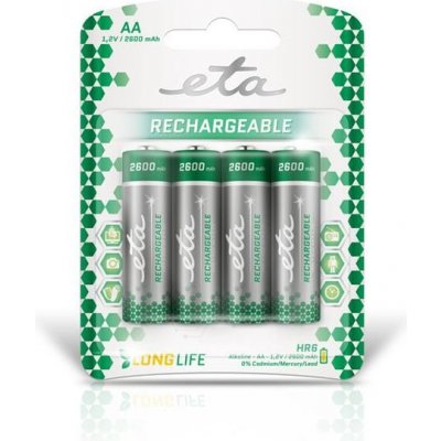 ETA AA 2600mAh 4ks R06CHARGE26004