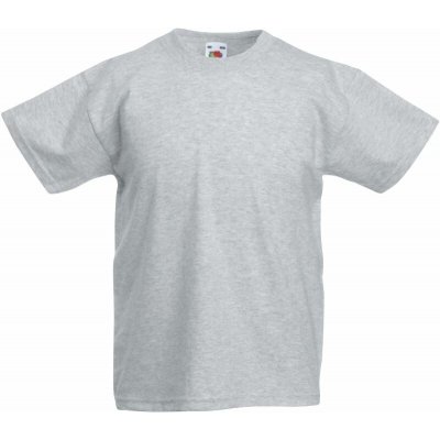 Fruit Of The Loom Kids Original T světle šedý melír – Zboží Mobilmania