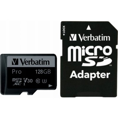 VERBATIM microSDXC UHS-I 128 GB 47044 – Zboží Živě