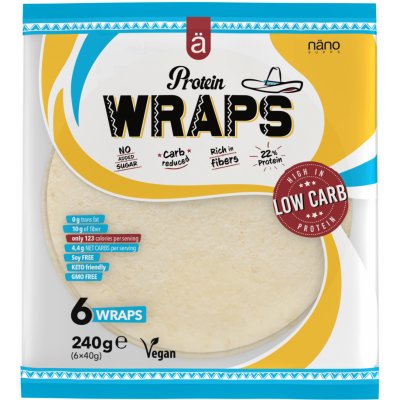 Näno Supps Protein wraps 6ks 240 g – Hledejceny.cz