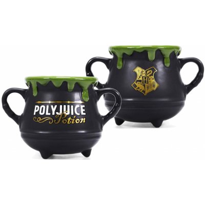 CurePink Černý keramický 3D hrnek kotlík Harry Potter Polyjuice Potion  Lektvar MUGCHP09 325 ml od 299 Kč - Heureka.cz