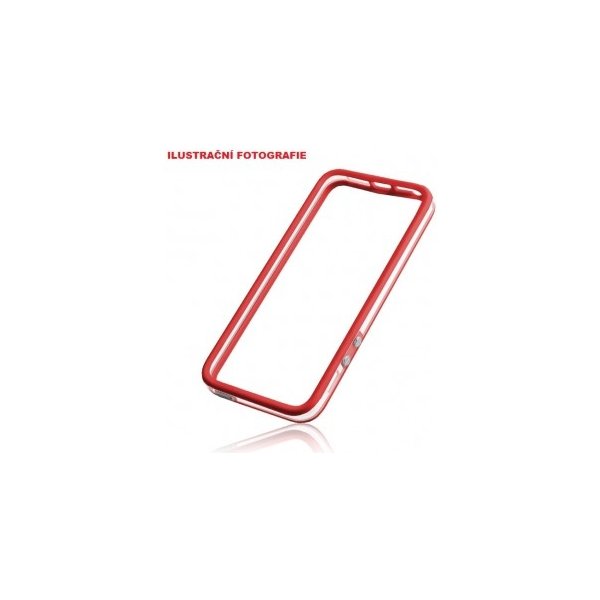 Pouzdro a kryt na mobilní telefon Pouzdro Bumper HTC One2 M8 červené